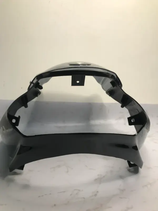 Headlight Visor For Bajaj Discover 135 Cc Digital Meter - Black With Grey Sticker Sai 533 - Image 5