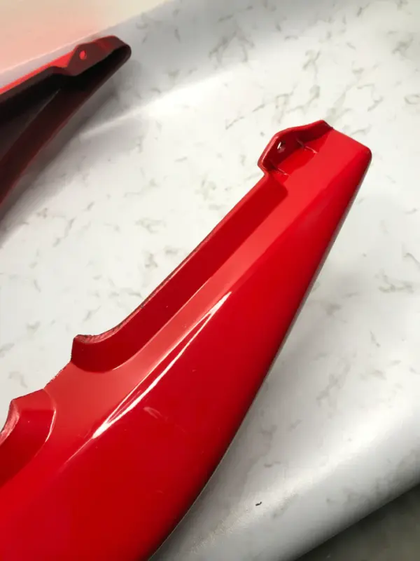 Rear Cowl / Seat Cowl / Tail Panel - For Bajaj Pulsar 135 Ls Red Colour - Image 4