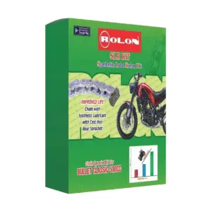 Chain And Sprocket Kit For Bullet Classic 500cc - Kit Bs 245