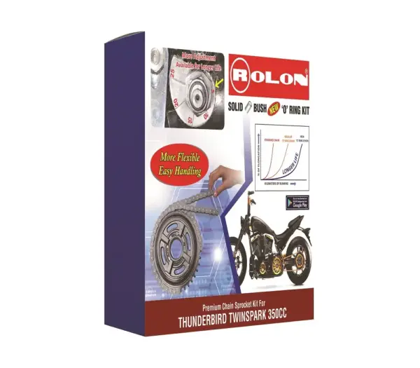 Chain And Sprocket Kit For New Thunder Bird 500cc - Kit Bsortb09 500cc