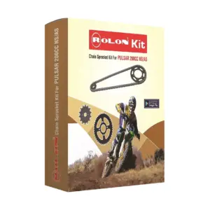 Chain And Sprocket Kit For Pulsar 200 Ns (new) - Kit Hpor 216