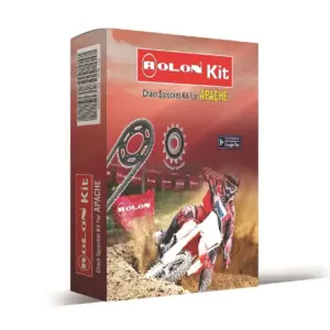 Chain And Sprocket Kit For Apache 200 Cc 4v - Kit Hpor 252