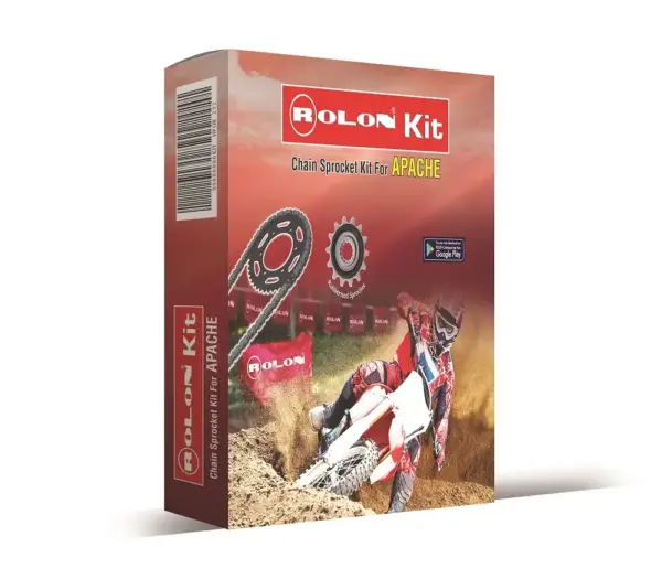 Chain And Sprocket Kit For Apache 200 Cc 4v - Kit Hpor 252