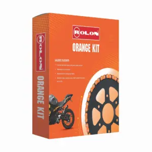 Orange Chain And Sprocket Kit For Rc 390 - Kit Hpxro 380