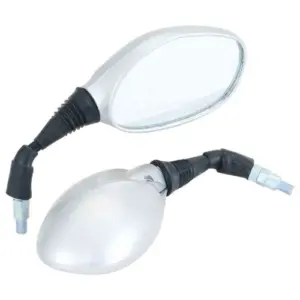 Rear View Mirror Fit For  Hero Passion Pro/ Splendor Pro Silver Rh (1 Pc)