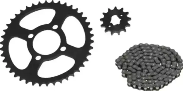 Chain Sprocket Kit Vic Gx Spk 13 43 N3321310 Tvs Victor Gx 100 (oem),