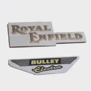 Tank Monogram Royal Enfield S.o.4 For Bullet Electra [gold]