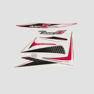 Stckr Set Ray Z T2 Red Shield