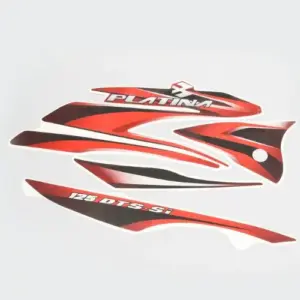 Stckr Set Platina 125 [red Tank]