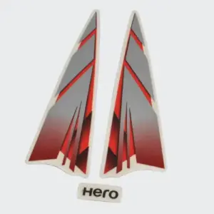 Stckr H.l.firing Hero Hfdlx T3 [slvr-red]