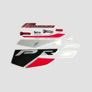 Stckr Set Passion Pro Bs6 Red