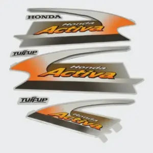 Stckr Set Activa N/m [slvr/orng]