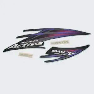 Stckr Set Activa T3 [blk Tank-blue]