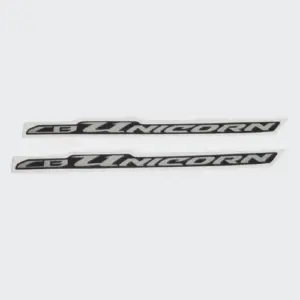 Stckr Tail Panel Unicorn [blk-slvr]