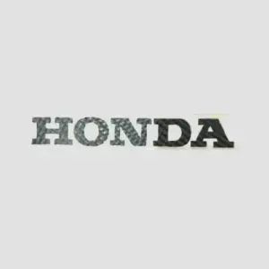 Stckr Letter Honda [s] Blk
