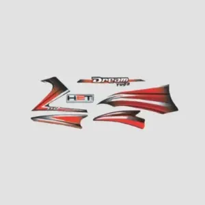 Stckr Set Yuga T2 [blk Tank-red]