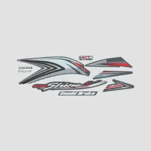 Stckr Set Shine Bs4 [rebel Red Tank]