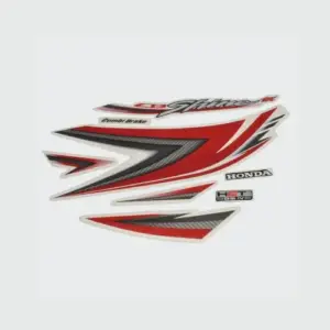 Stckr Set Shine Bs4 [whi-red]