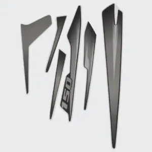 Stckr Set Pulsar 150 Ug6 [blk Tank-chrome]