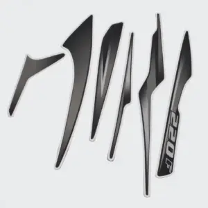 Stckr Set Pulsar 220f Ug6 [blk Tank-chrome]