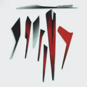 Stckr Set Pulsar 180 Ug6 [blk Tank-red]