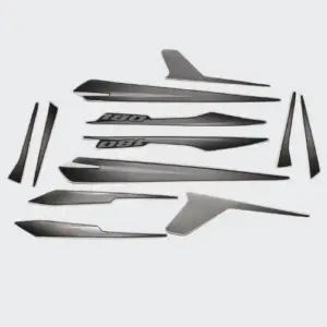 Stckr Set Pulsar 180 Ug6 [blk Tank-chrome]