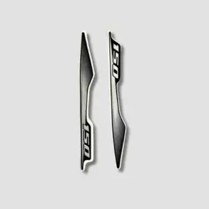Stckr Tail Panel Pulsar 150 Ug6 [blk-chrome]