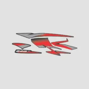 Stckr Set Pulsar 220f Twin Disk Abs [2019] Blk/red