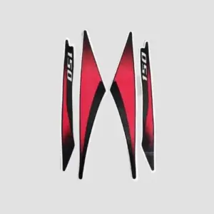 Stckr Tail Panel Pulsar 150 Ug7 Blk/red