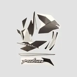 Stckr Set Pulsar 150 Bs6 [2021] Blk/slvr