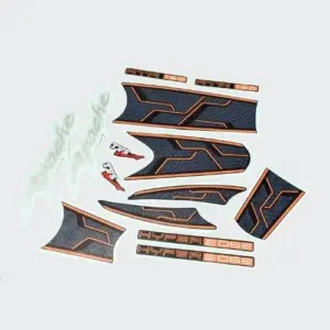 Stckr Set Rtr160 Hyper Edge [blk Tank-orng]
