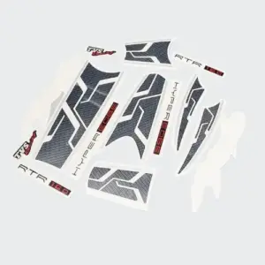 Stckr Set Rtr160 Hyper Edge [grey Tank-slvr&blk]