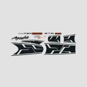 Stckr Set Rtr160 Hyper Edge [yel Tank-blk]