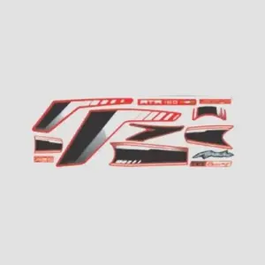 Stckr Set Rtr160 Bs6 [2020] Red