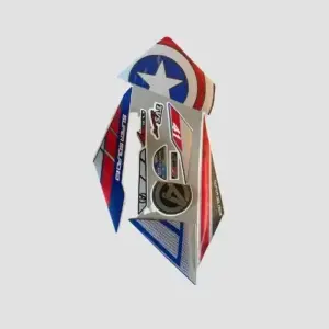 Stckr Set Ntorq 125 [2020] Super Squad Blue Shield [captain]