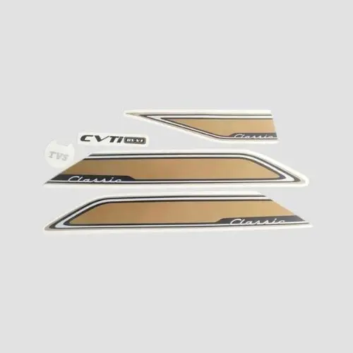 Stckr Set Jupiter Classic Brown Shield