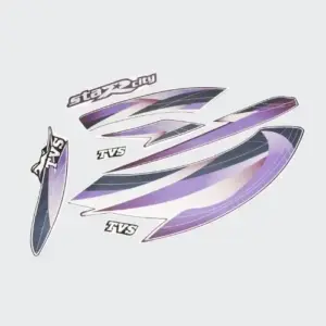 Stckr Set Star City N/m [prpl Tank-prpl]