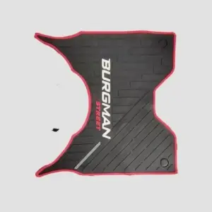 Centre Mat 3d Burgman Street Blk/red