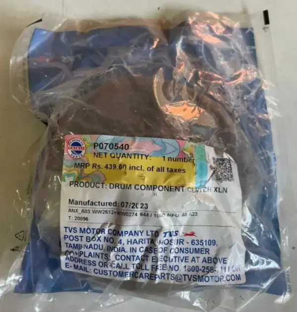 Drum Comp Clutch Xln P070540 Tvs Xl Super 75 (oem),