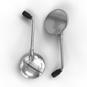 Mirror Rear View Left Hand – Chrome For Royal Enfeild Meteor 350