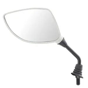 Rear View Mirror (wht) - Lh Hero Pleasure N/m