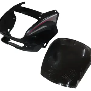 Head Light Visor/mask-hero Super Splendor  Black (red Stk)