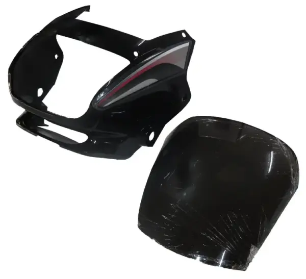 Head Light Visor/mask-hero Super Splendor  Black (red Stk)