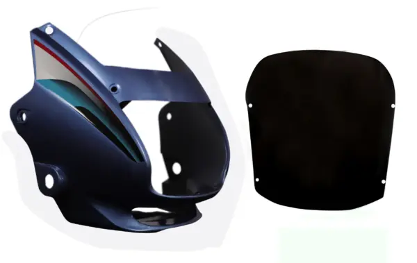 Head Light Visor/mask-hero Super Splendor Sky Blue