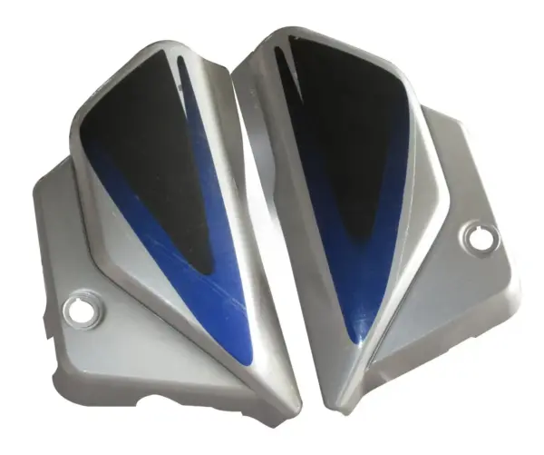 Side Panel/cover-hero Splendor Plus Silver (blue Stk)