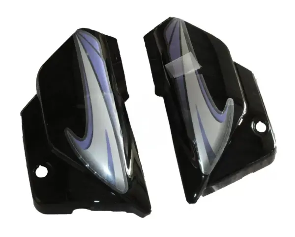 Side Panel/cover-hero Splendor Plus Latest Black (purple Stk)