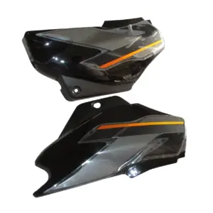 Side Panel/cover-hero Super Splendor Black (red Stk)
