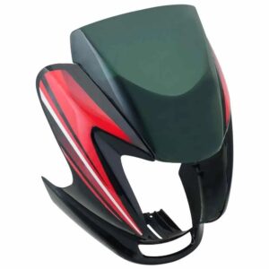 Head Light Visor/mask-hero Passion Pro Black (red Stk)