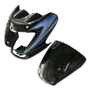 Head Light Visor/mask-hero Passion Pro Black (blue Stk)