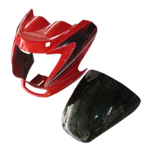 Head Light Visor/mask-suzuki  Hero Passion Pro Sport Red